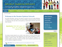 Tablet Screenshot of dyslexiadecatur.org